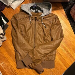 Brown Leather Faux Brown S Grey